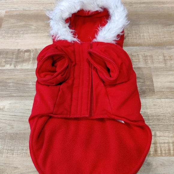 Red Canada Pooch dog Winter Wilderness Parka - Picture 2 of 3